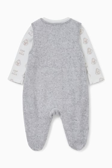 Bébés - Disney - ensemble avec grenouillère - gris chiné