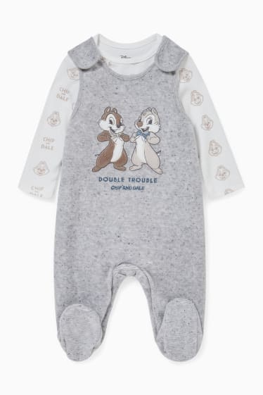 Bébés garçons - Disney - ensemble avec grenouillère - gris chiné