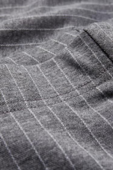 Femmes - Pantalon en jersey - à rayures - gris chiné