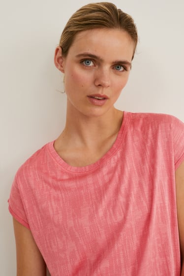 Femei - Bluză funcțională - jogging - roz
