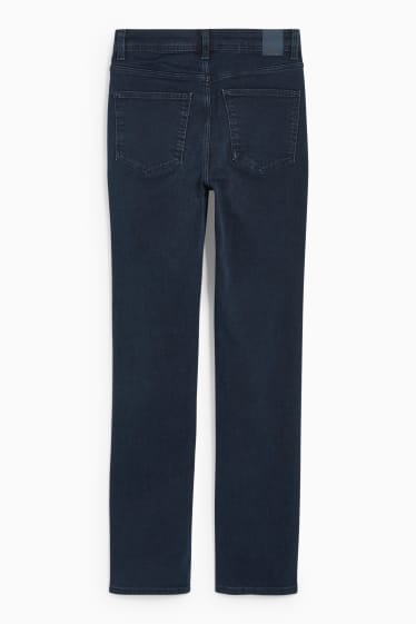 Dona - Straight jeans - high waist - LYCRA® - texà blau fosc