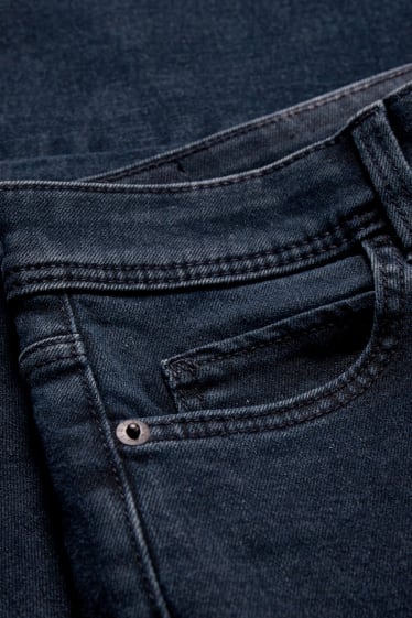 Dona - Straight jeans - high waist - LYCRA® - texà blau fosc