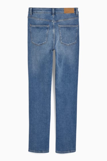 Femmes - Slim jean - high-waist - jean bleu