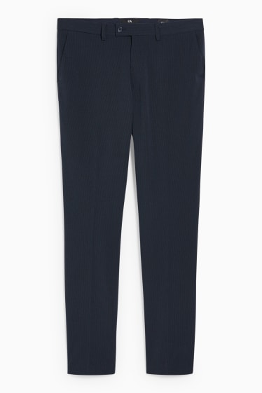 Hommes - Pantalon de costume - slim fit - Flex - LYCRA® - Mix & Match - bleu foncé