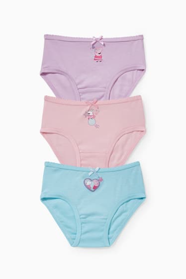 Bambini - Confezione da 3 - Peppa Pig - slip - rosa