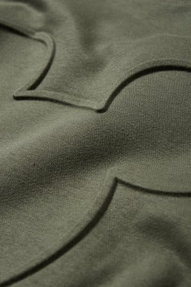 Damen - Sweatshirt - Micky Maus - dunkelgrün