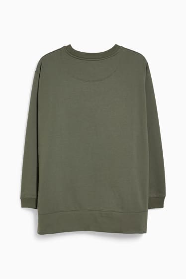 Damen - Sweatshirt - Micky Maus - dunkelgrün