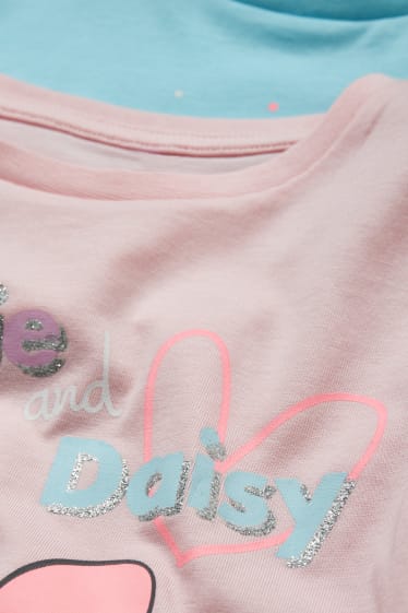 Enfants - Lot de 2 - Disney - pyjama - 4 pièces - rose / turquoise