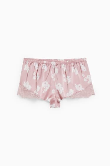 Women - French knickers - floral - rose