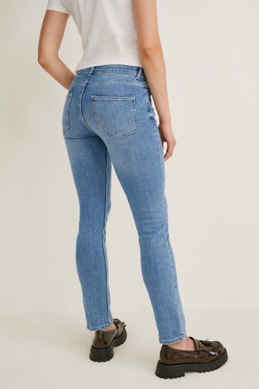 Donna - Jeans slim - vita media - jeans azzurro