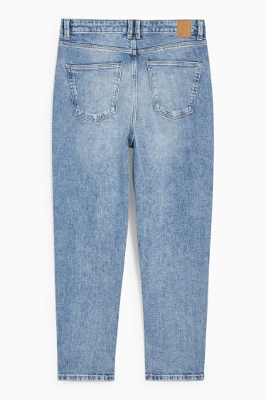 Kobiety - Mom Jeans - wysoki stan - LYCRA® - dżins-jasnoniebieski