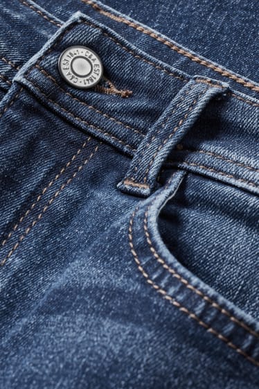 Damen - Straight Jeans - High Waist - LYCRA® - jeansblau