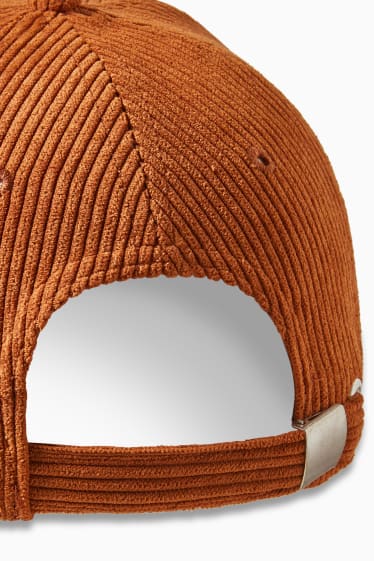 Kinderen: jongens - Pet van corduroy - roestbruin