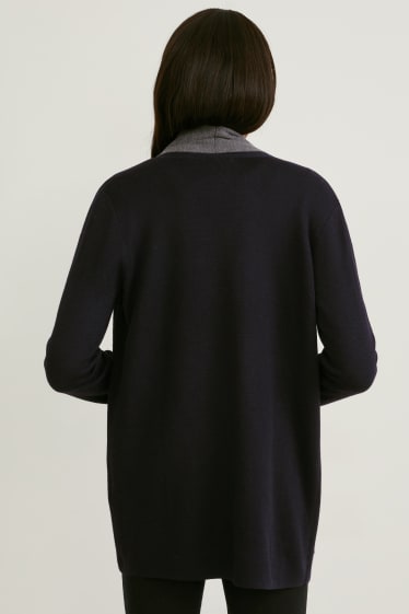 Dames - Vest - licht grijs-mix