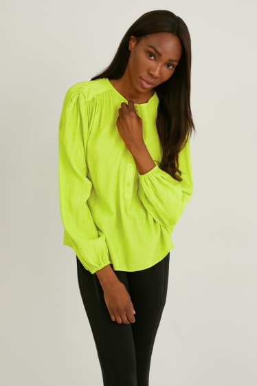 Donna - Blusa - verde chiaro