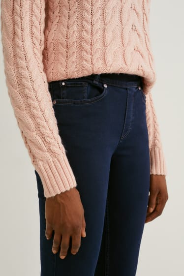 Damen - Jegging Jeans - Mid Waist - LYCRA® - dunkeljeansblau