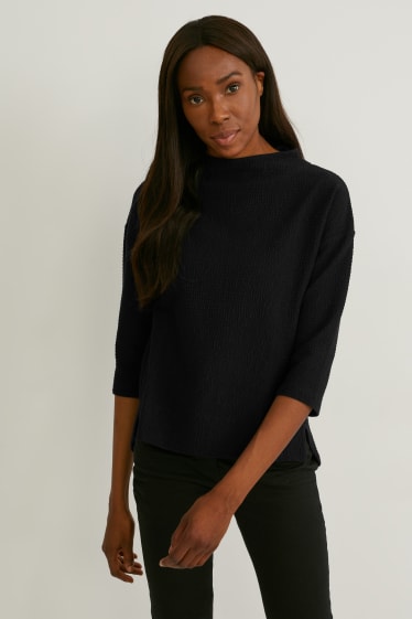 Women - Long sleeve top - black