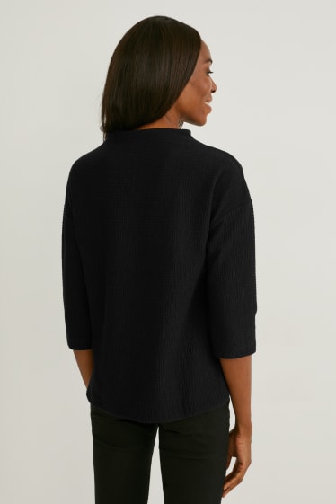 Women - Long sleeve top - black