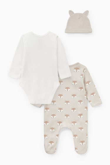 Babies - Newborn set  - 3 piece - cremewhite