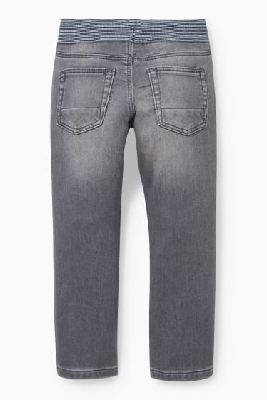 Kinder - Straight Jeans - Jog Denim - LYCRA® - helljeansgrau