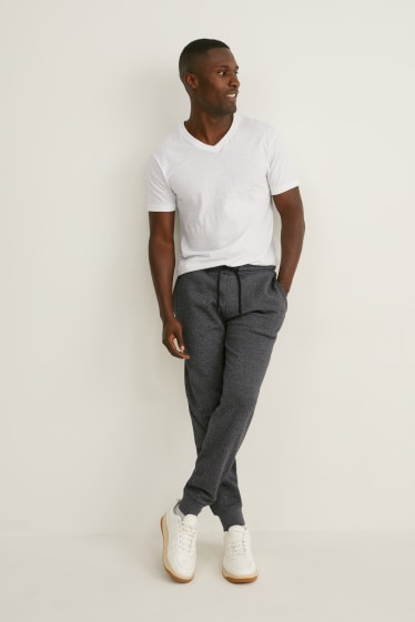 Men - Joggers - gray-melange