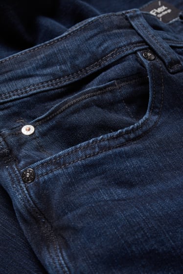 Hommes - Slim jean - Flex - LYCRA® - jean bleu foncé