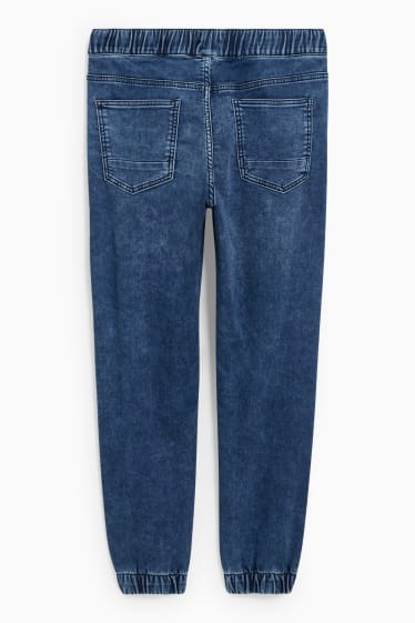 Heren - Tapered jeans - Flex jog denim - jeansdonkerblauw