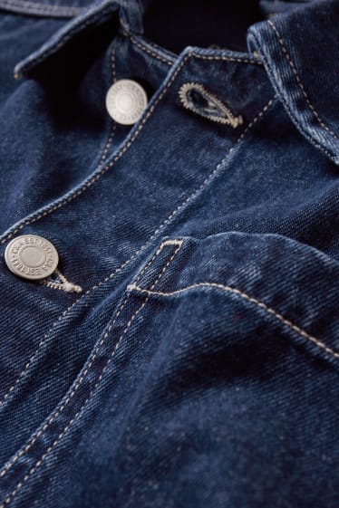 Hommes - Veste en jean - jean bleu foncé