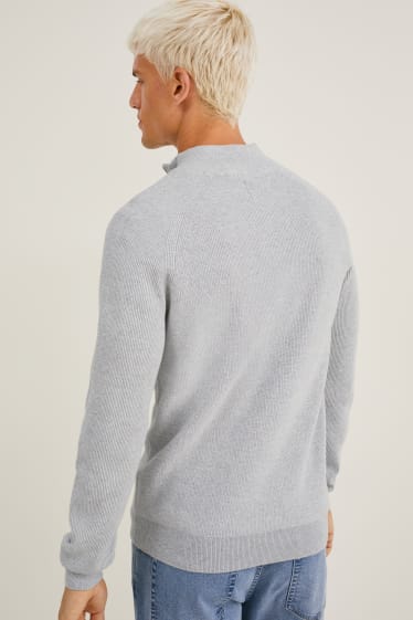 Hommes - Pull - gris clair chiné