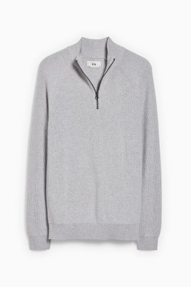 Men - Jumper - light gray-melange