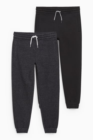 Enfants - Coupe ample - lot de 2 - pantalon de jogging - noir