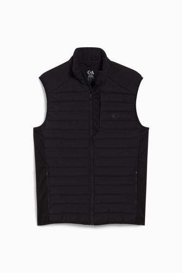 Men - Active quilted gilet - black