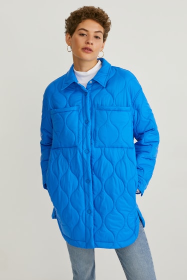 Damen - Steppjacke - blau