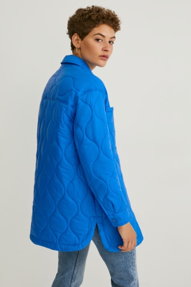 Damen - Steppjacke - blau