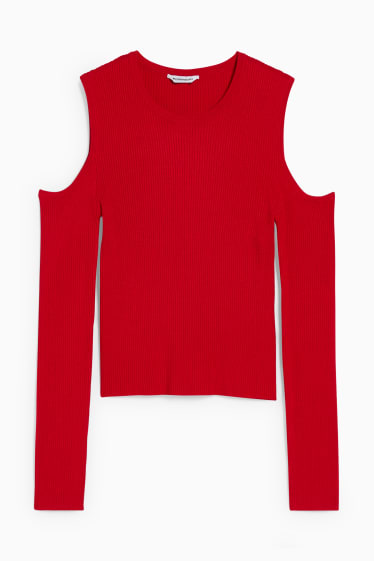 Femmes - CLOCKHOUSE - pull - rouge