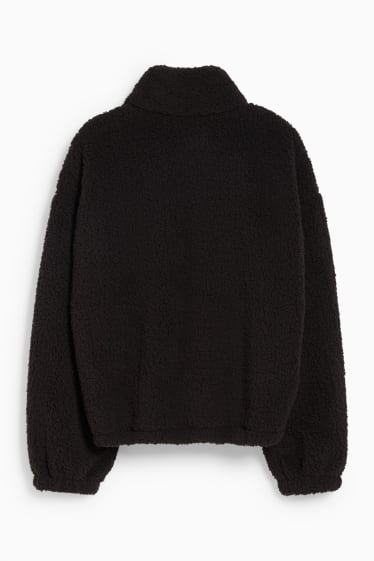 Femmes - CLOCKHOUSE - veste en peluche - noir