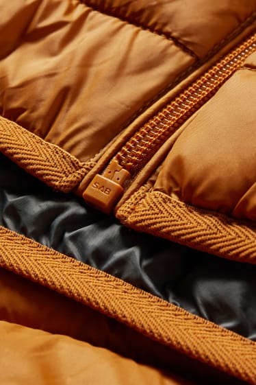 Herren - Steppjacke - havanna