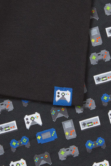 Bambini - Set - berretto e scaldacollo - 2 pezzi - nero