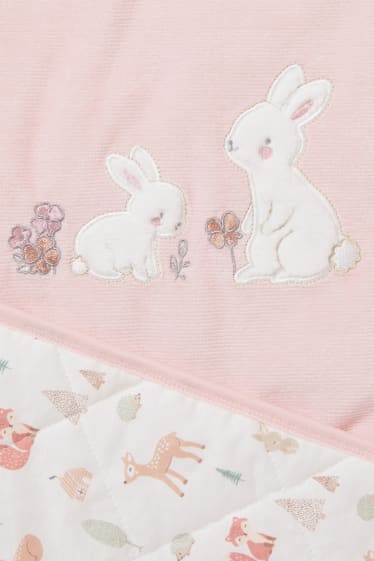 Babies - Baby blanket - patterned - rose