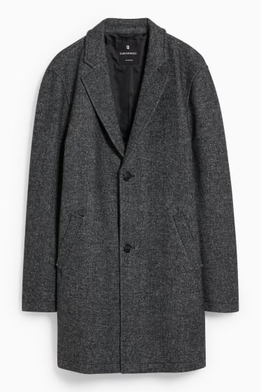 Men - CLOCKHOUSE - coat - recycled - gray-melange