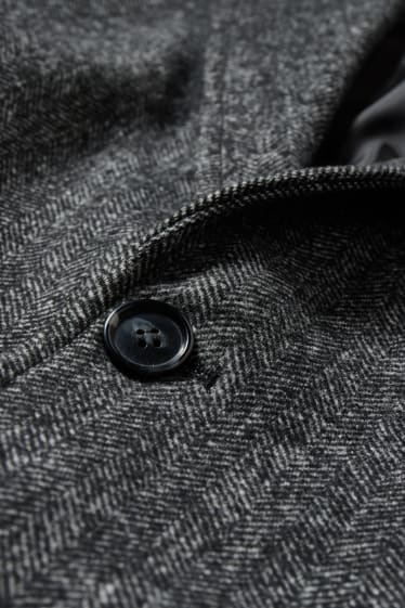 Men - CLOCKHOUSE - coat - recycled - gray-melange
