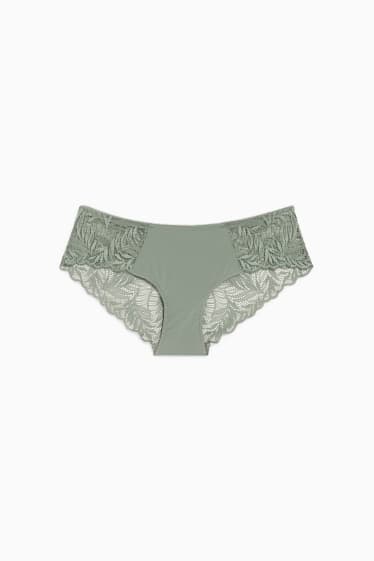 Dames - Hipster - LYCRA® - donkergroen
