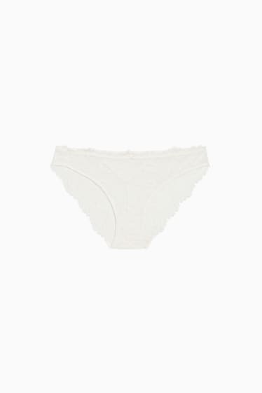 Mujer - Braguita - LYCRA® - blanco roto