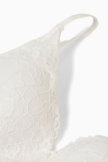 Women - Non-wired bra - padded - LYCRA® - cremewhite