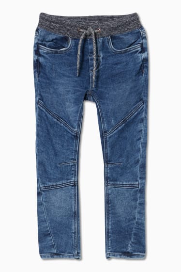 Children - Curved jeans - jog denim - denim-blue gray