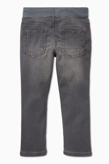 Dětské - Straight jeans - jog denim - džíny - šedé