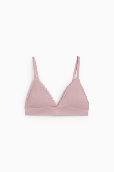 Dames - Bralette - voorgevormd - roze