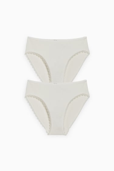Dona - Paquet de 2 - calces - blanc trencat