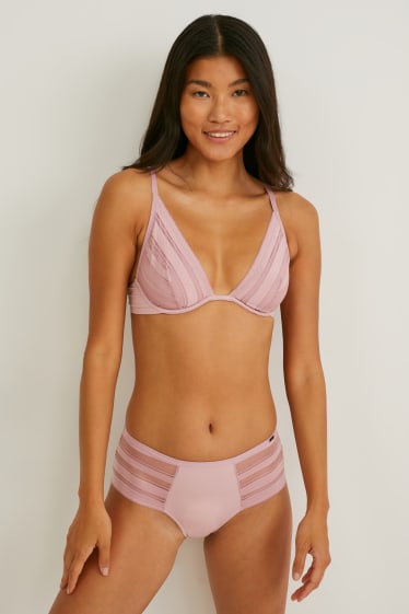 Femmes - Soutien-gorge avec armatures - rose