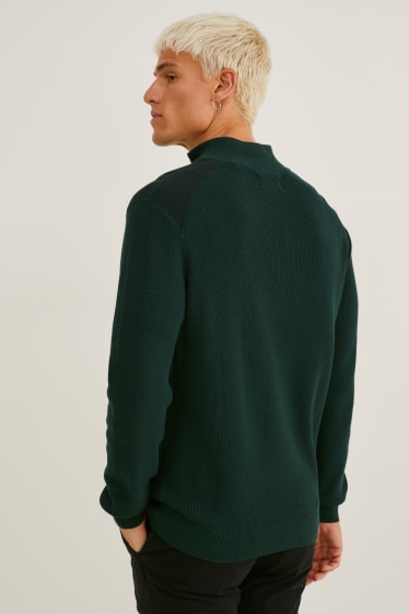 Herren - Pullover - dunkelgrün